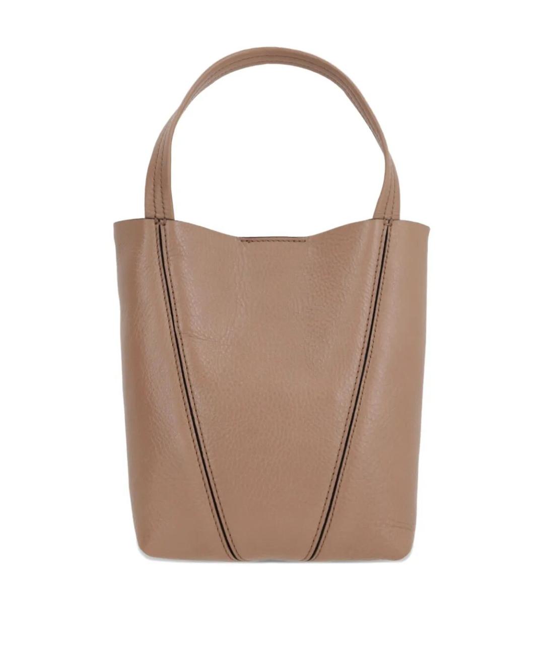 CHLOE Розовая кожаная сумка тоут, фото 3