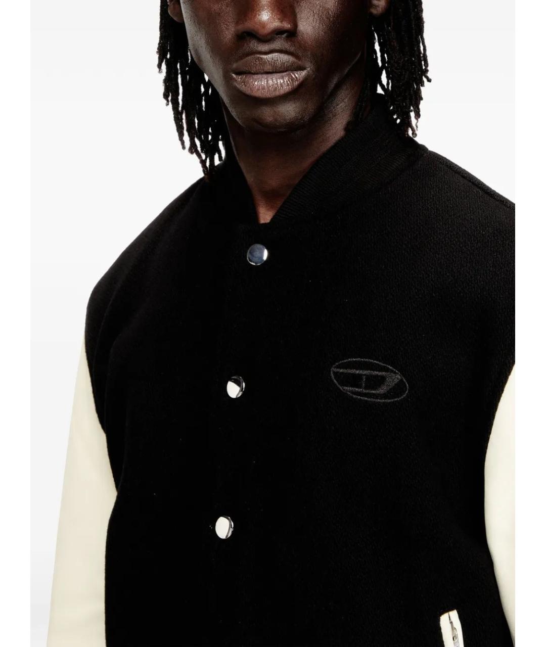 DIESEL Черная шерстяная куртка, фото 5