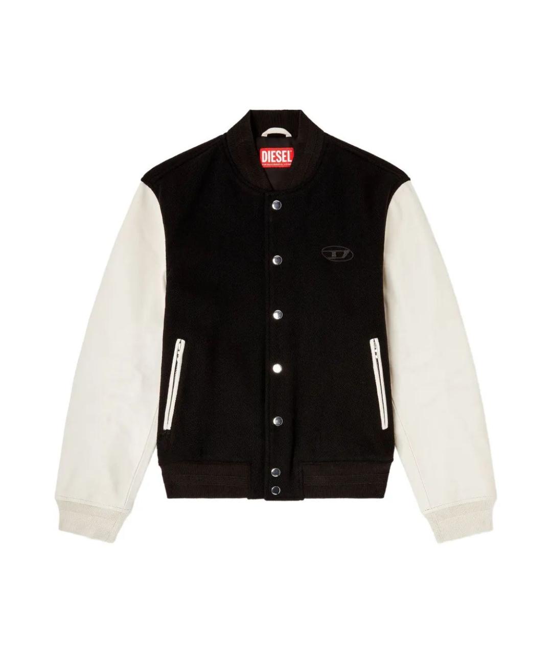 DIESEL Черная шерстяная куртка, фото 1