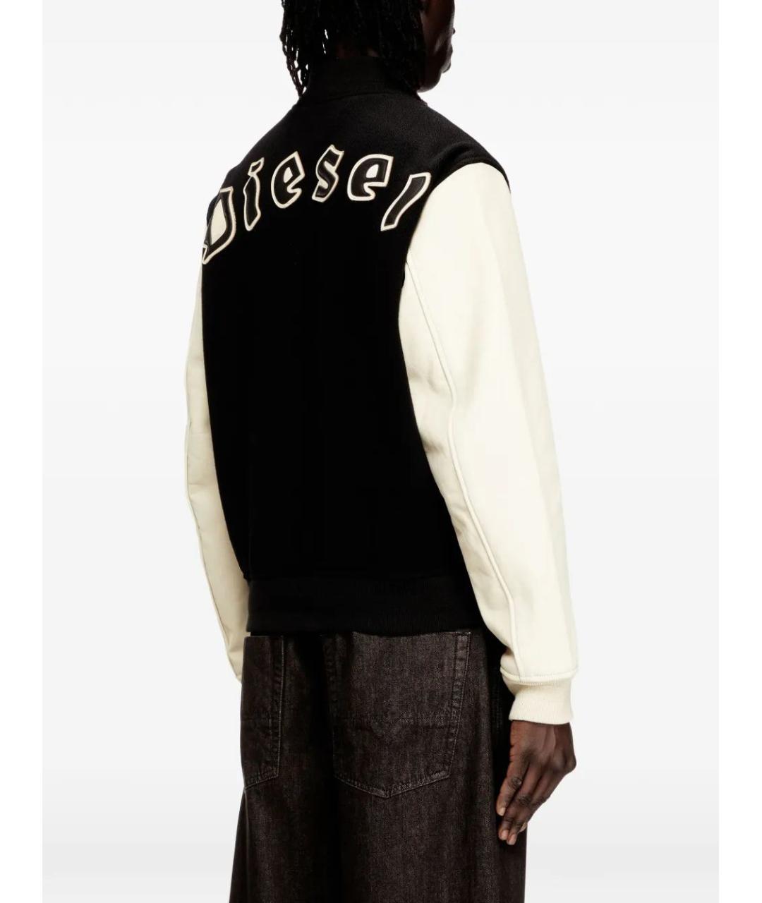 DIESEL Черная шерстяная куртка, фото 4