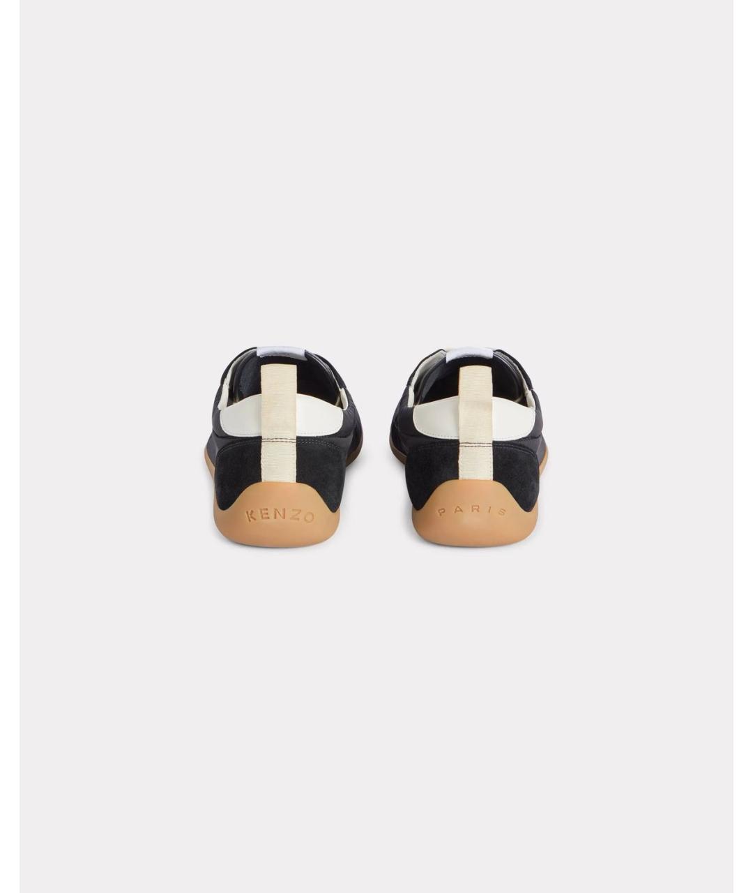 KENZO Черные низкие кроссовки / кеды, фото 2