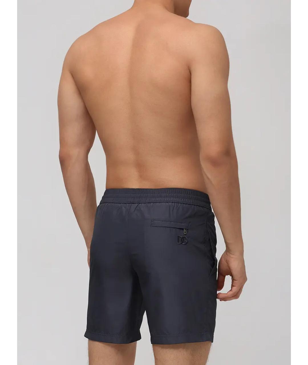 DOLCE&GABBANA Серые полиамидовые шорты, фото 3