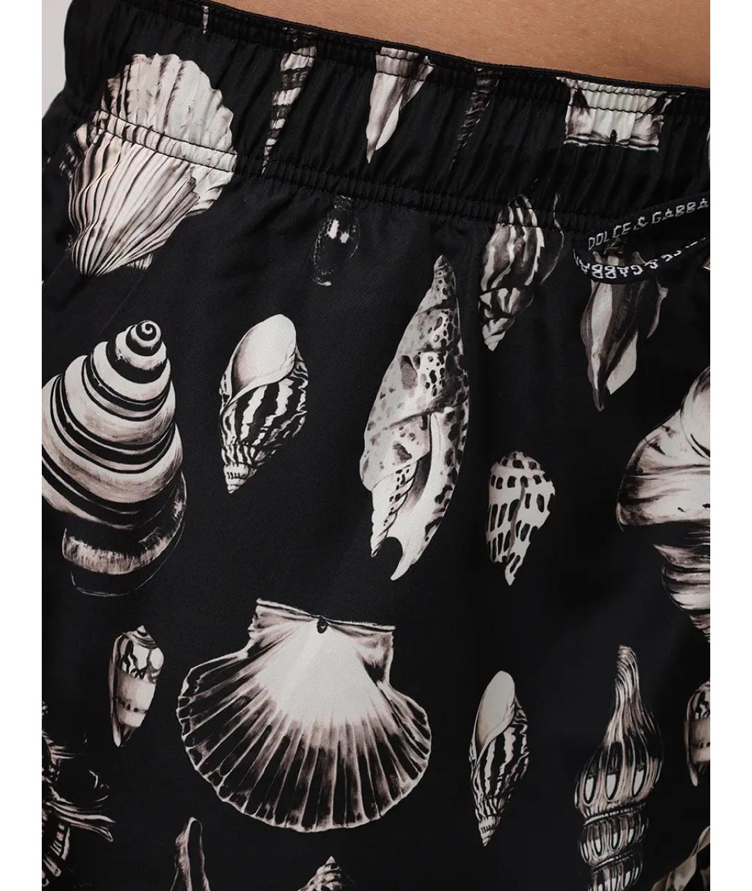 DOLCE&GABBANA Черные полиамидовые шорты, фото 4