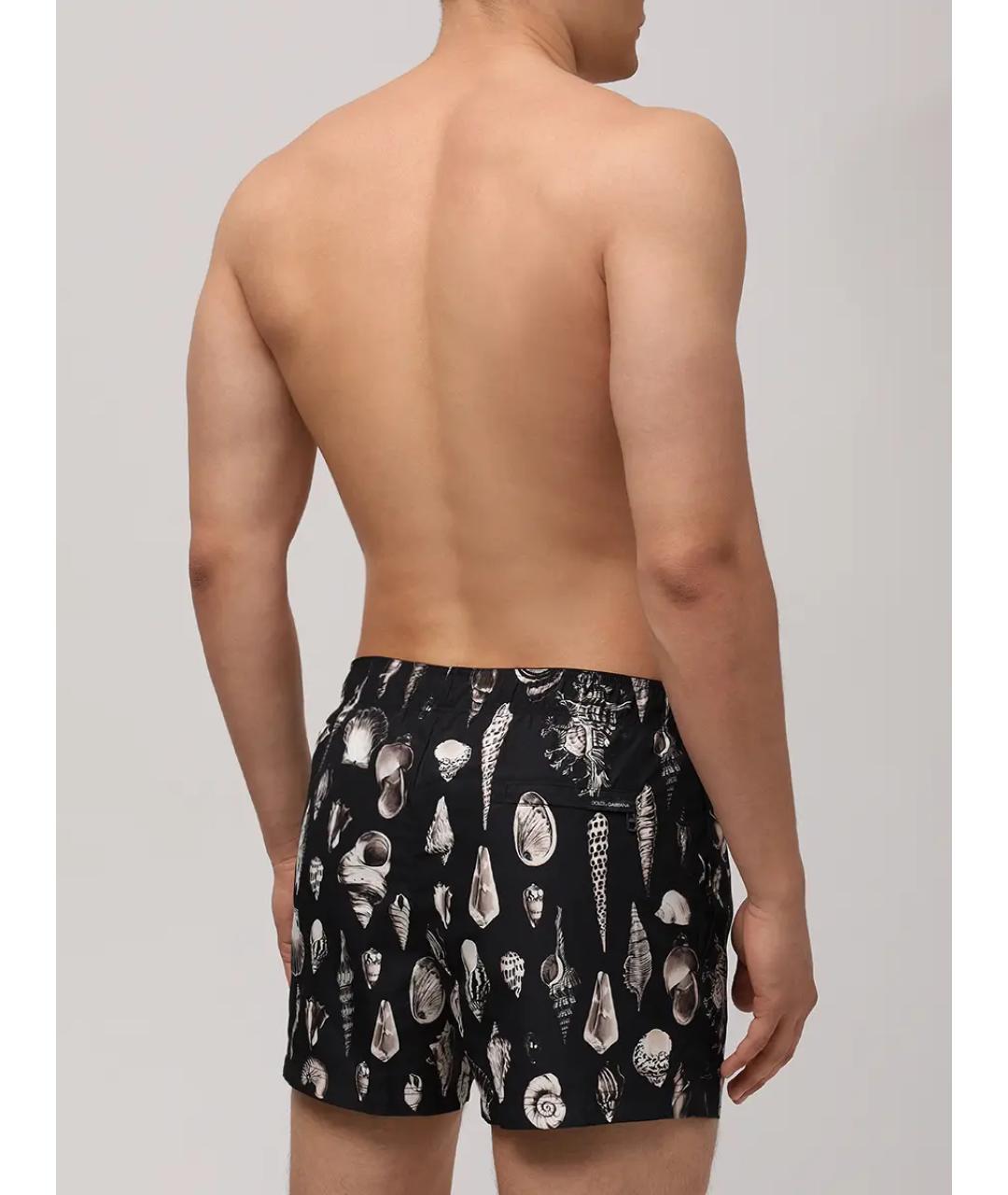 DOLCE&GABBANA Черные полиамидовые шорты, фото 3