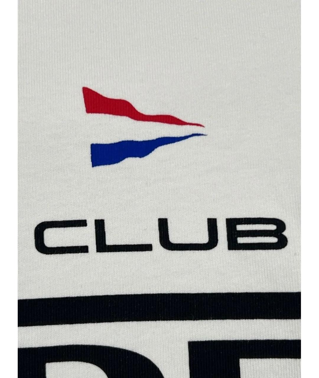 RHUDE Белая хлопковая футболка, фото 3