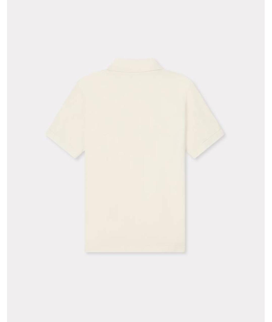 KENZO Бежевая хлопковая футболка, фото 2