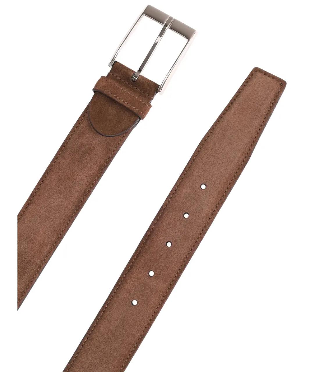 BARRETT Коричневый замшевый ремень, фото 3