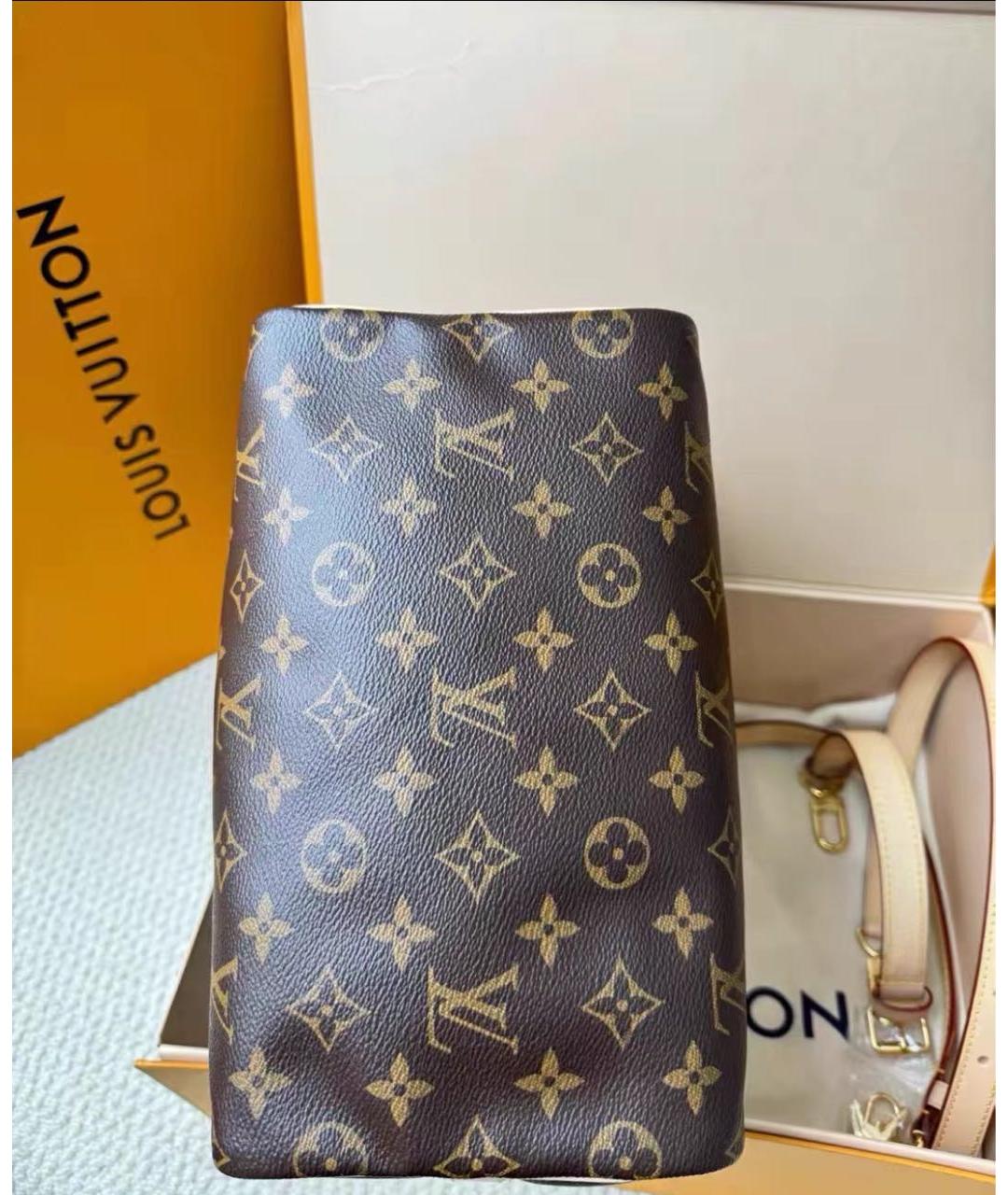 LOUIS VUITTON Коричневая сумка с короткими ручками, фото 7