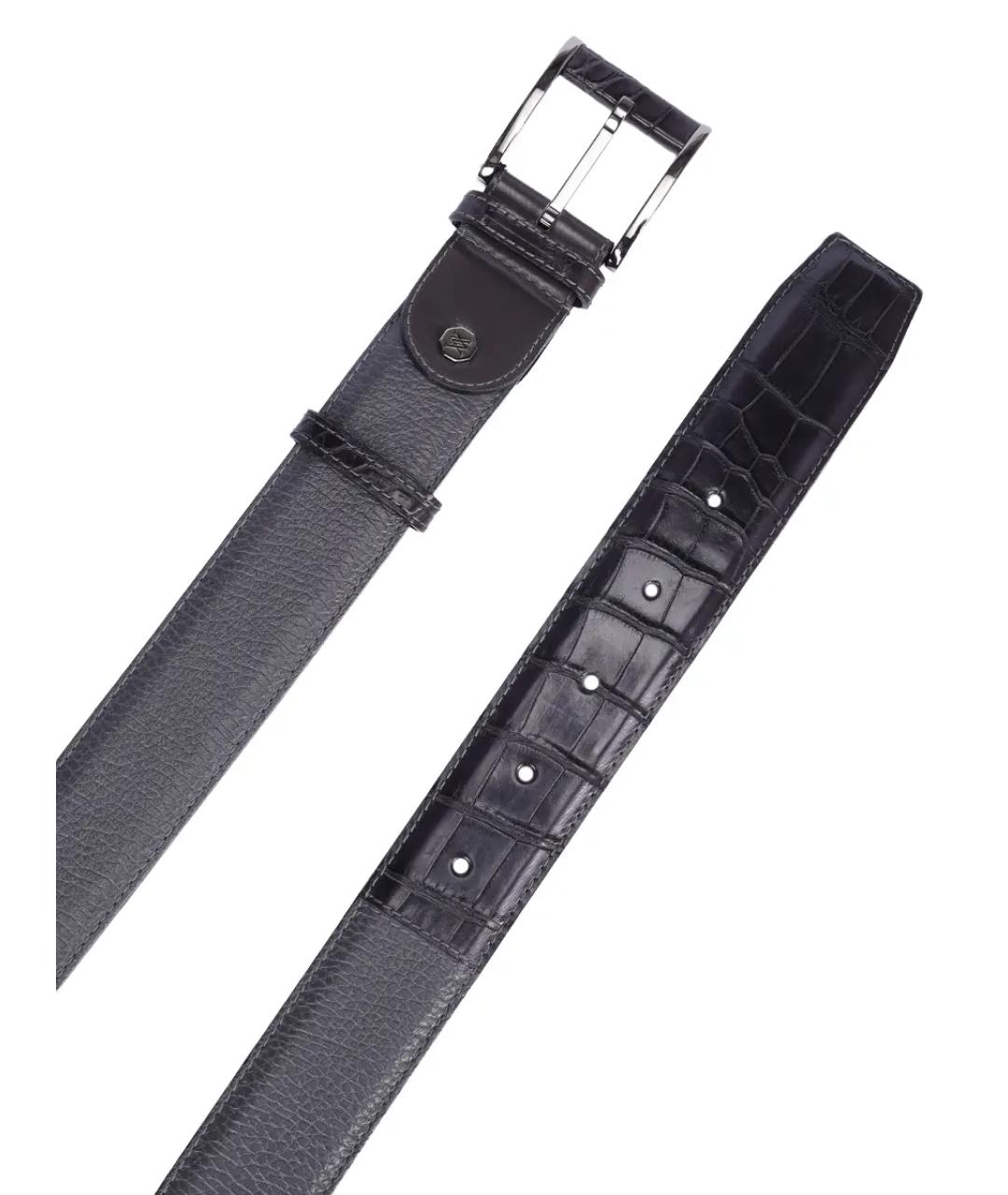 ARTIOLI Серый кожаный ремень, фото 3