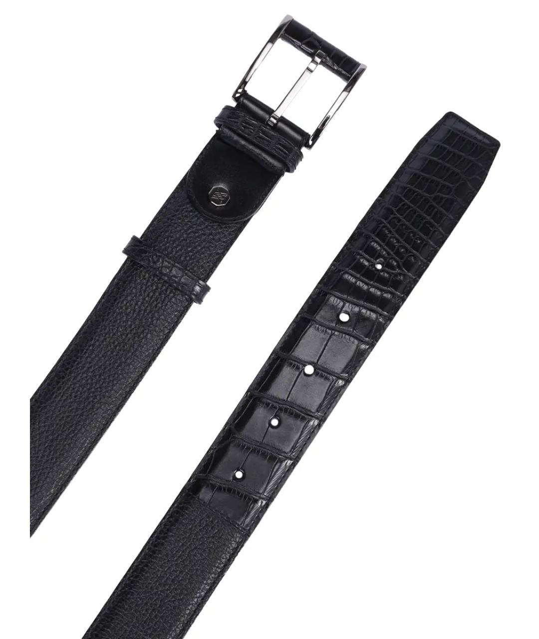 ARTIOLI Черный кожаный ремень, фото 3