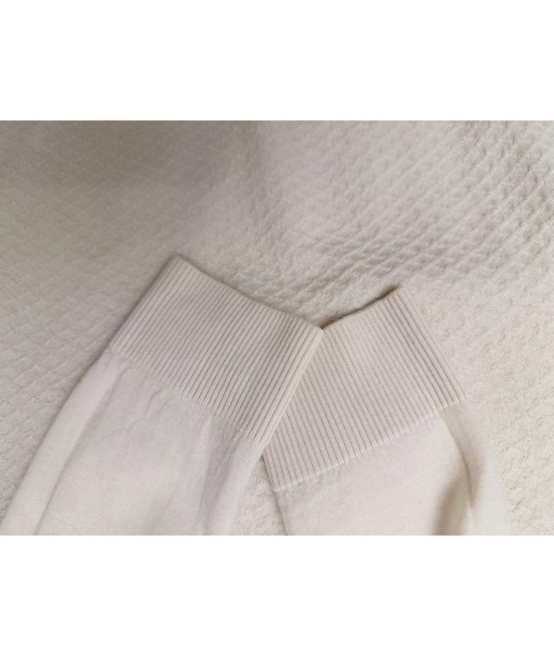 GUCCI Белый шерстяной джемпер / свитер, фото 5