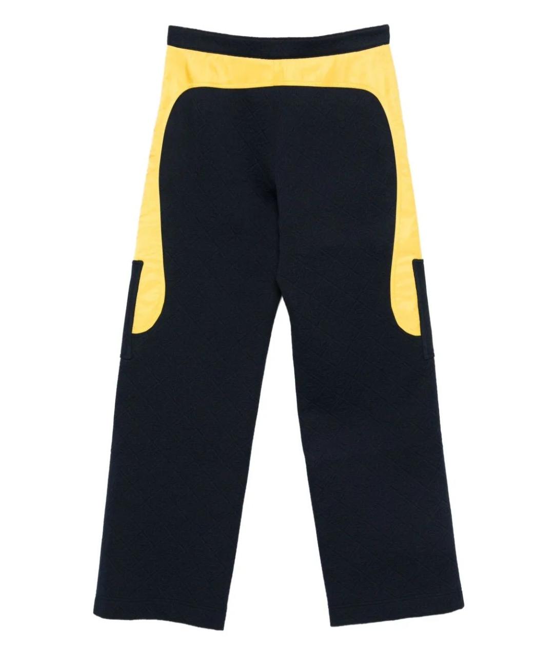 CASABLANCA Синие полиэстеровые повседневные брюки, фото 2