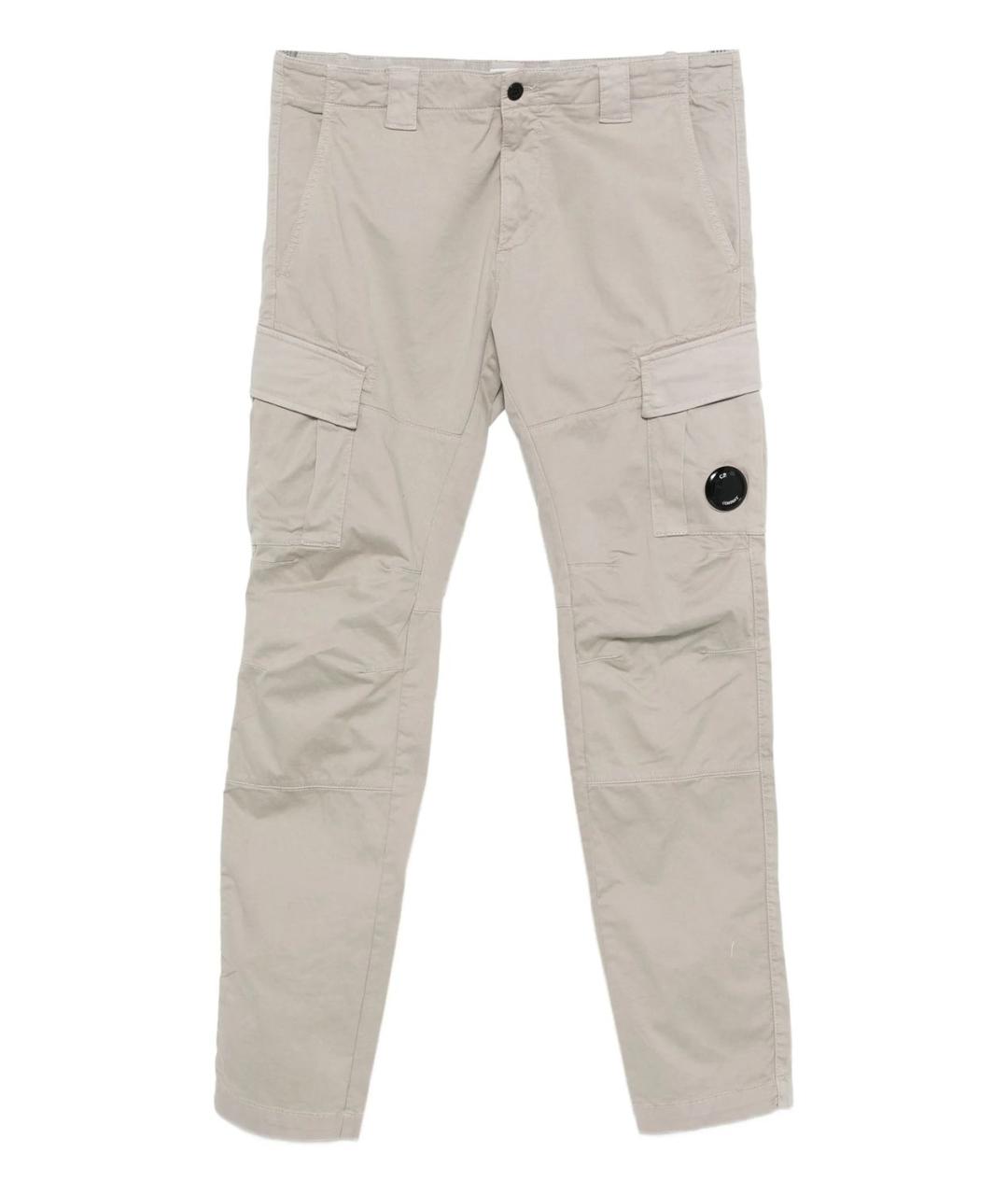CP COMPANY Серые хлопковые повседневные брюки, фото 1