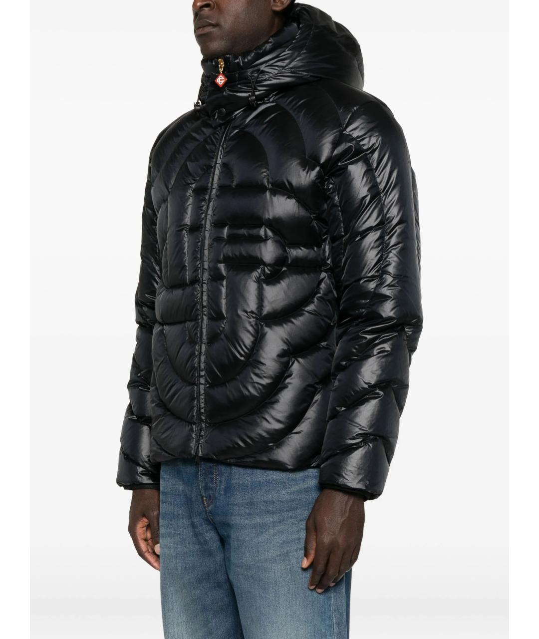 CASABLANCA Черный полиамидовый пуховик, фото 3