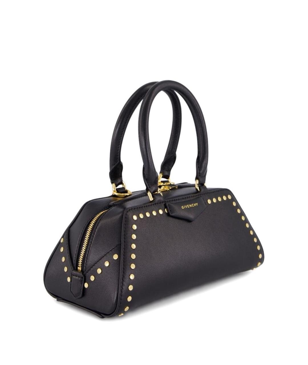 GIVENCHY Черная кожаная сумка тоут, фото 5