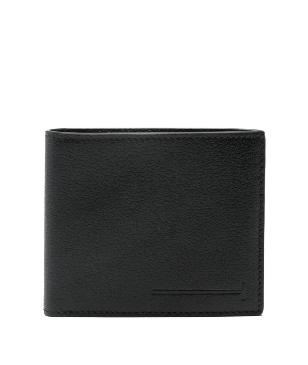 TOM FORD Черный кожаный кошелек, фото 1