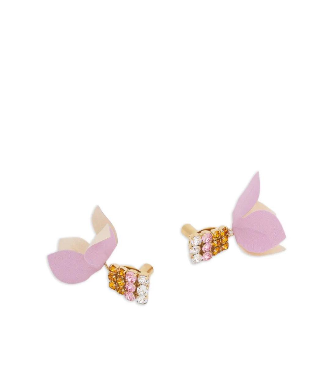 MARNI Золотые металлические серьги, фото 3