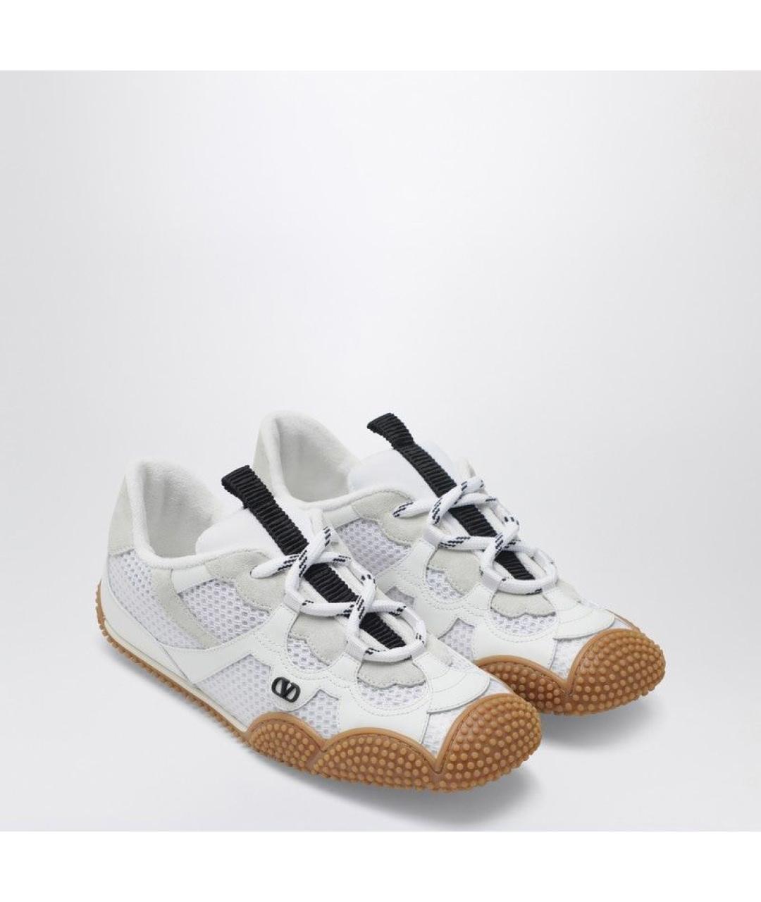 VALENTINO Белые кожаные кроссовки, фото 2