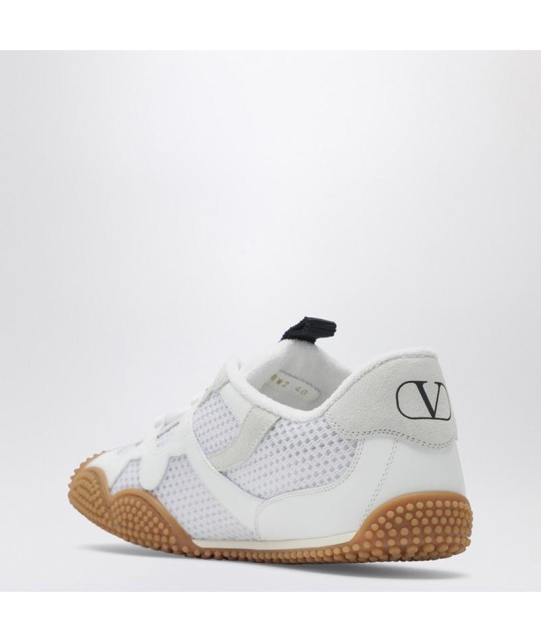 VALENTINO Белые кожаные кроссовки, фото 3