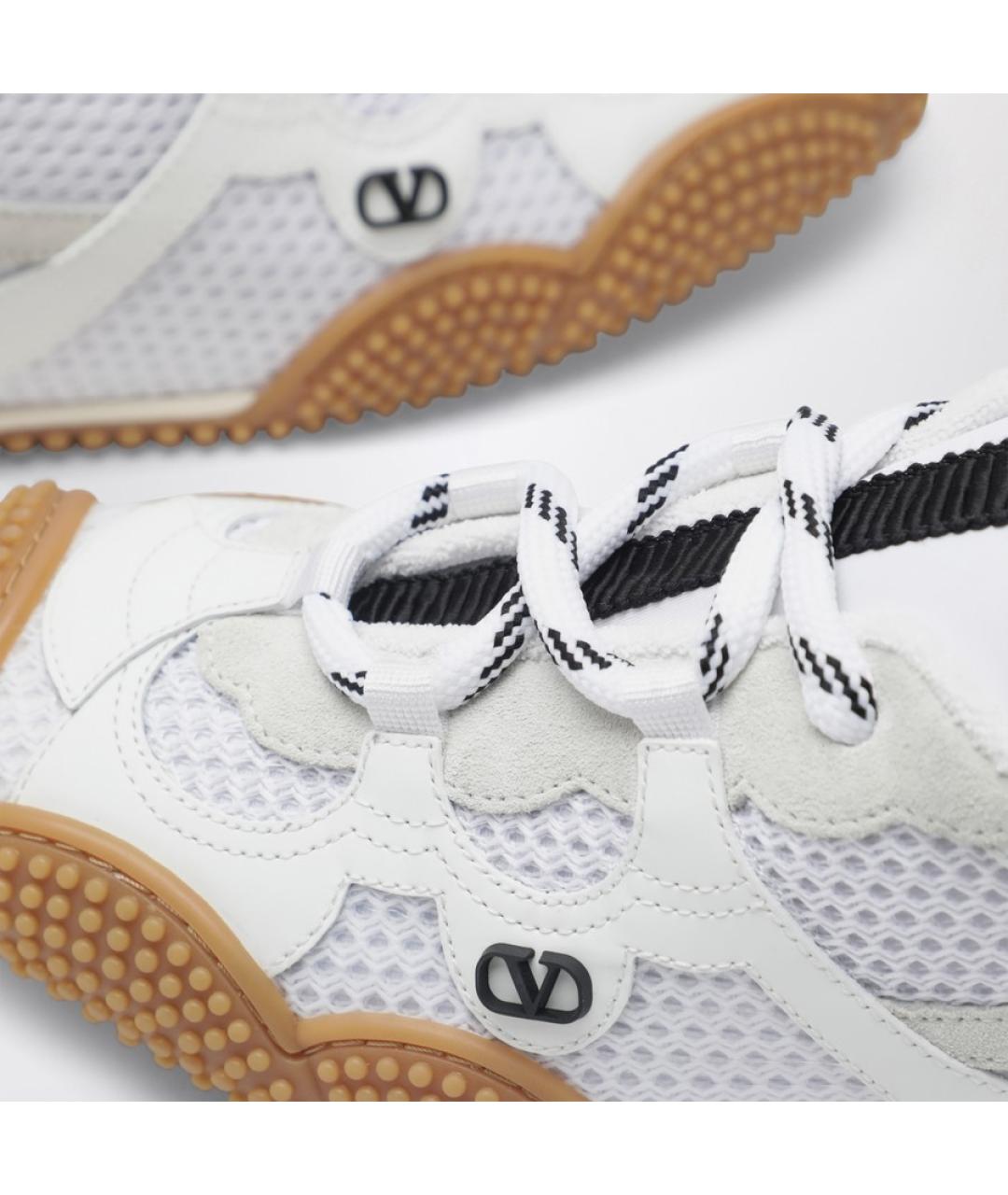 VALENTINO Белые кожаные кроссовки, фото 5