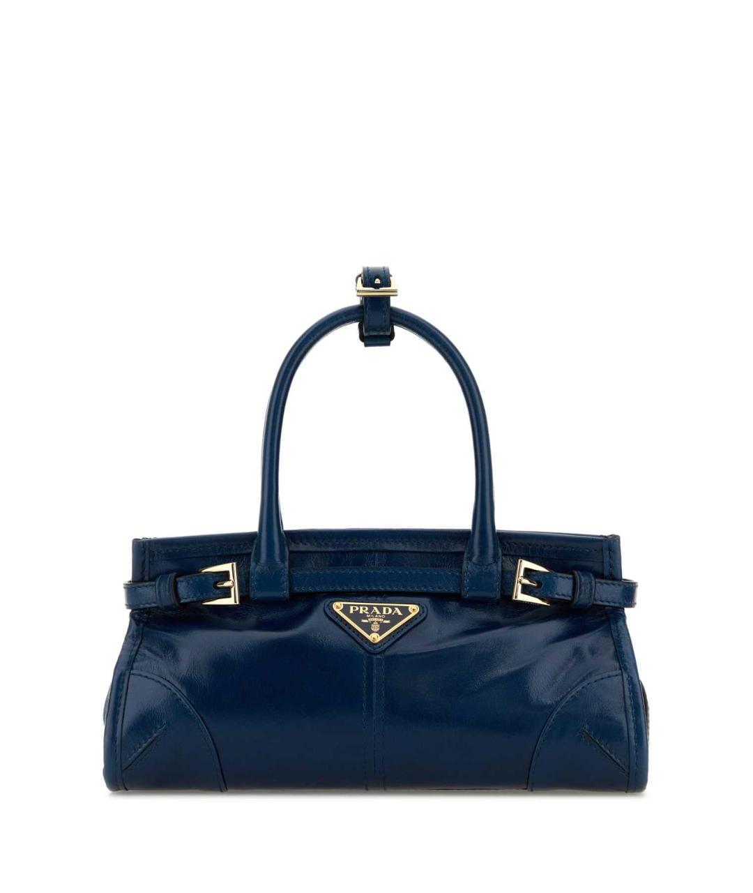 PRADA Синяя кожаная сумка тоут, фото 1