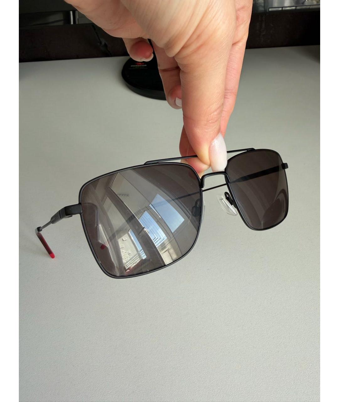 HUGO BOSS Черные металлические солнцезащитные очки, фото 2