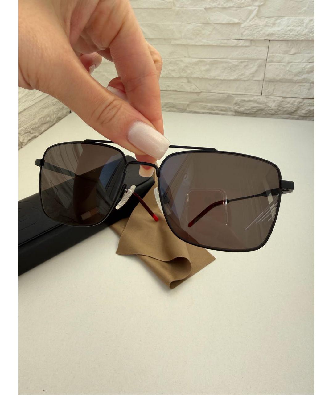 HUGO BOSS Черные металлические солнцезащитные очки, фото 4