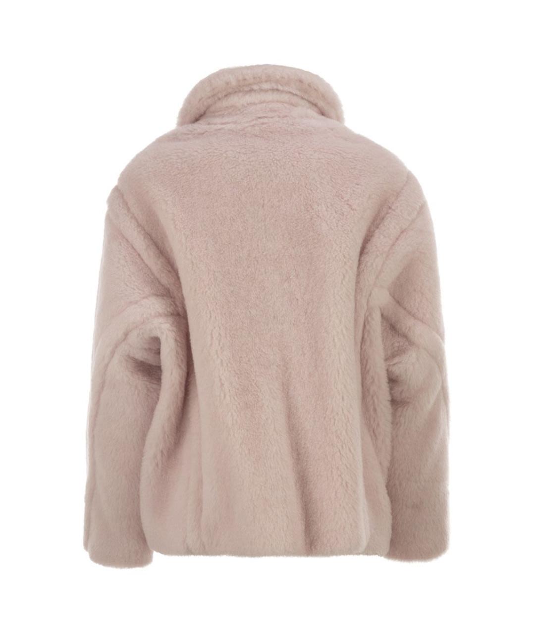 MAX MARA Розовое шерстяное пальто, фото 2