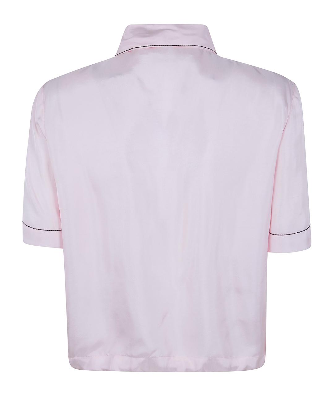 MARNI Розовая вискозная рубашка, фото 2