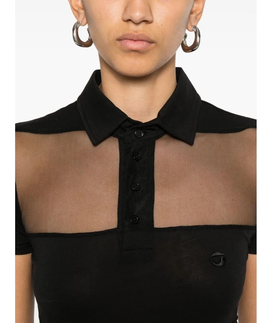 COPERNI Черная хлопковая футболка, фото 4