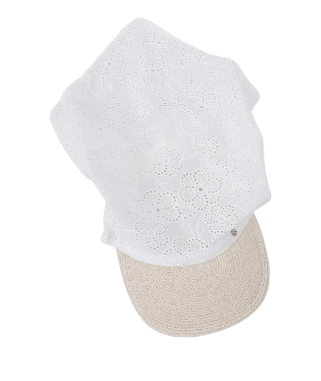 MAISON MICHEL Белая хлопковая кепка, фото 2