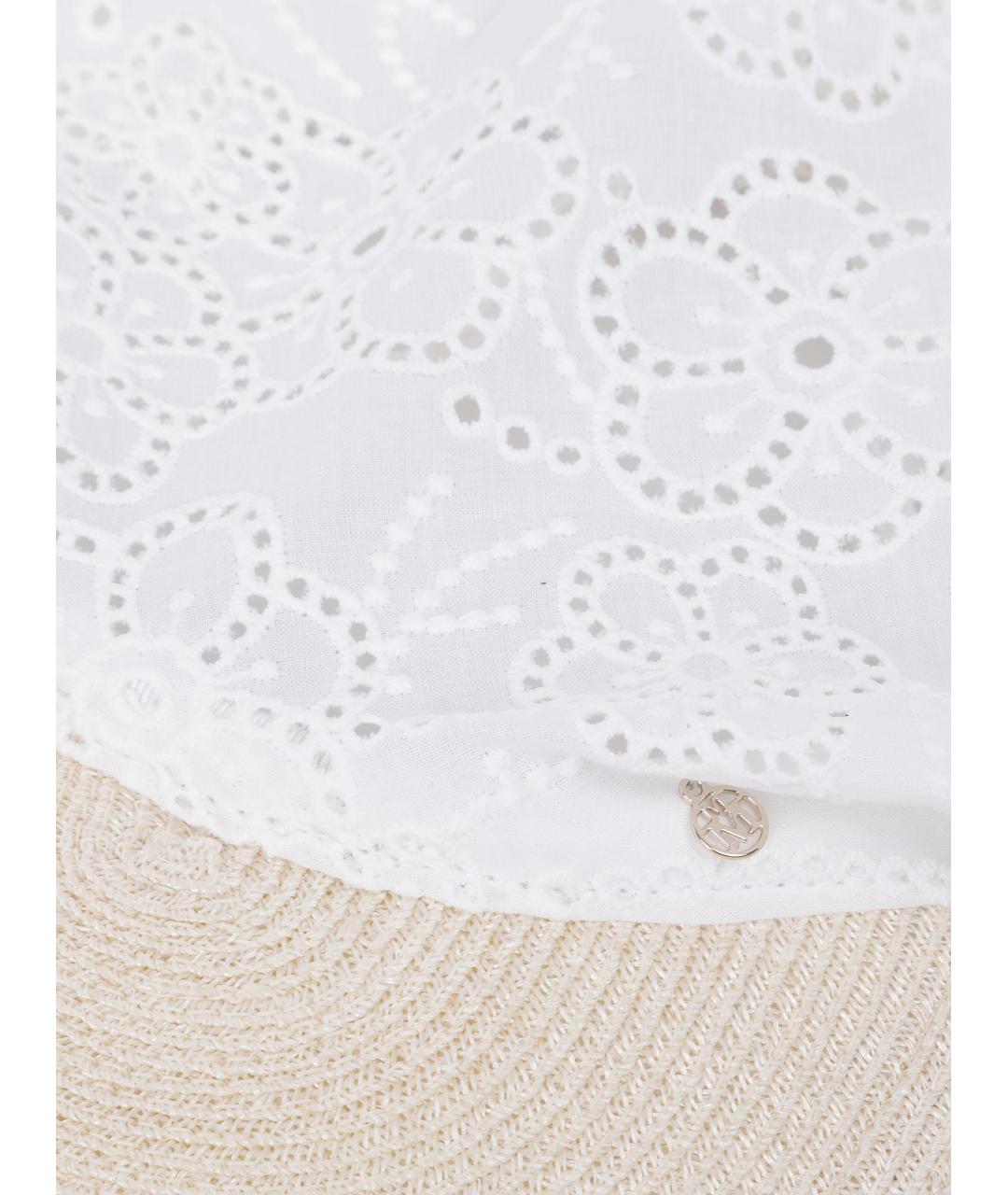 MAISON MICHEL Белая хлопковая кепка, фото 3