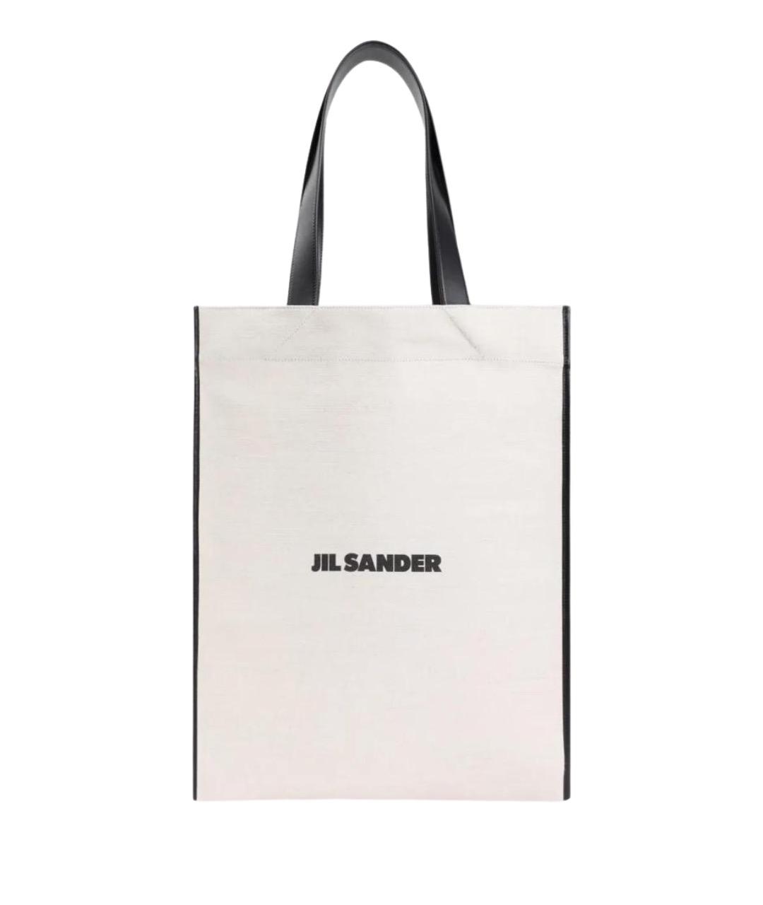 JIL SANDER Белая сумка с короткими ручками, фото 1