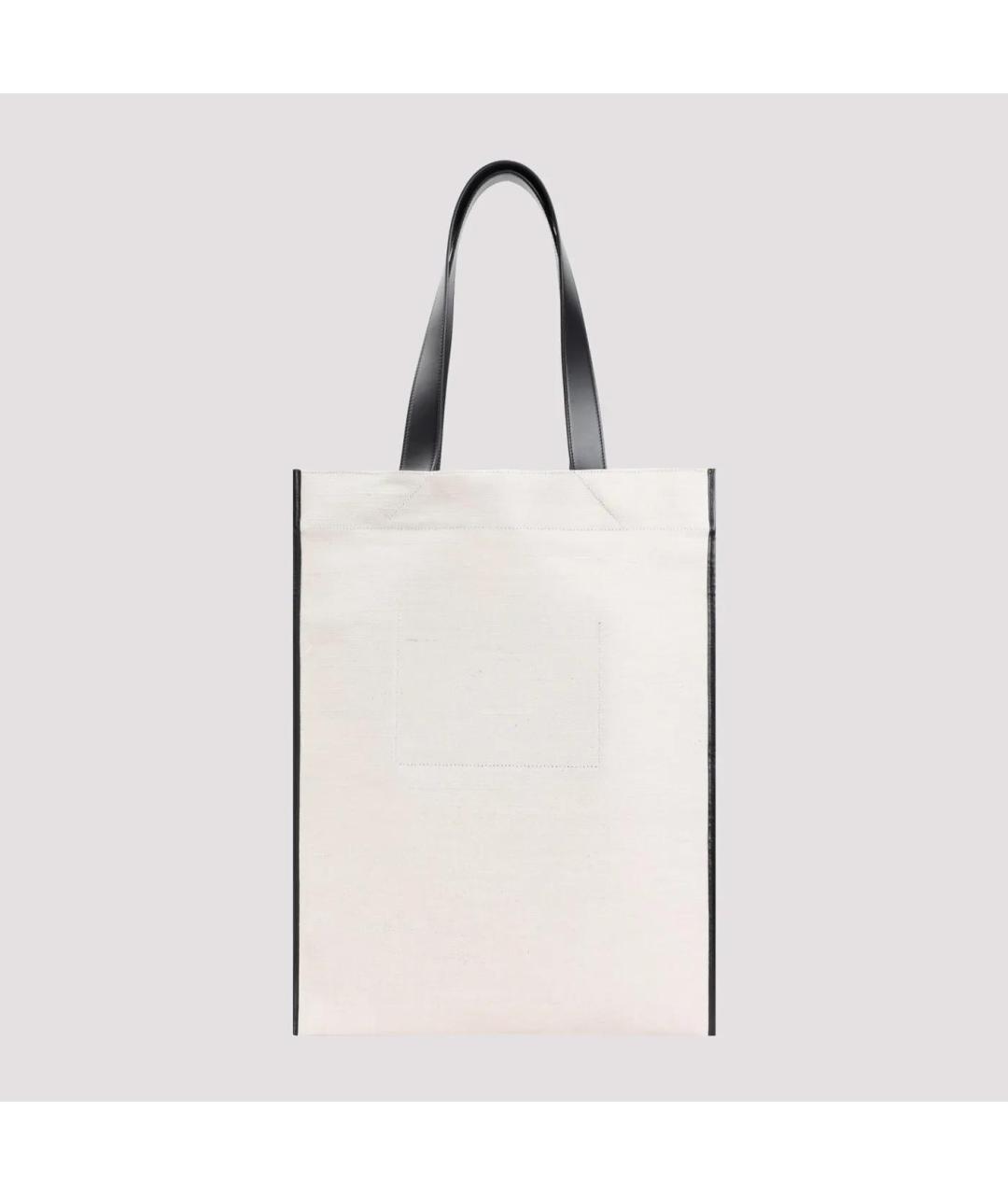 JIL SANDER Белая сумка с короткими ручками, фото 2