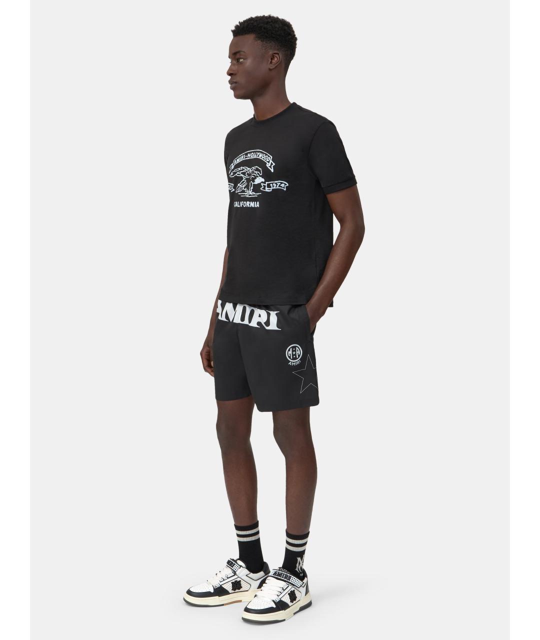 AMIRI Черные полиэстеровые повседневные брюки, фото 3