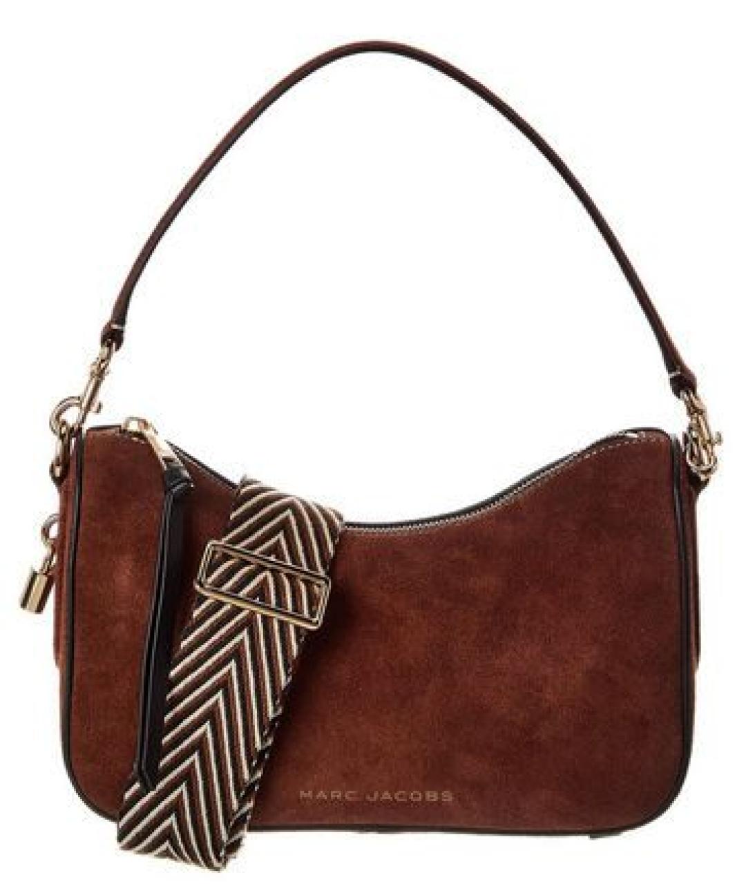 MARC JACOBS Коричневая замшевая сумка через плечо, фото 1