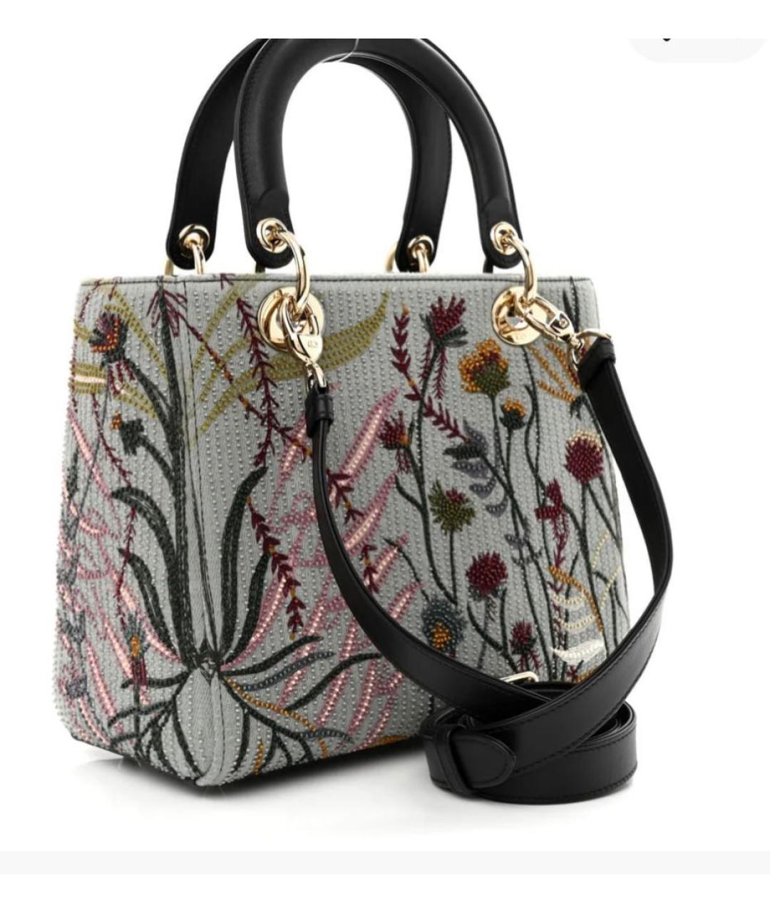 CHRISTIAN DIOR Мульти тканевая сумка тоут, фото 5