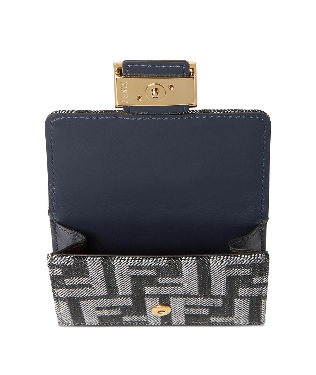 FENDI Синий кошелек, фото 3