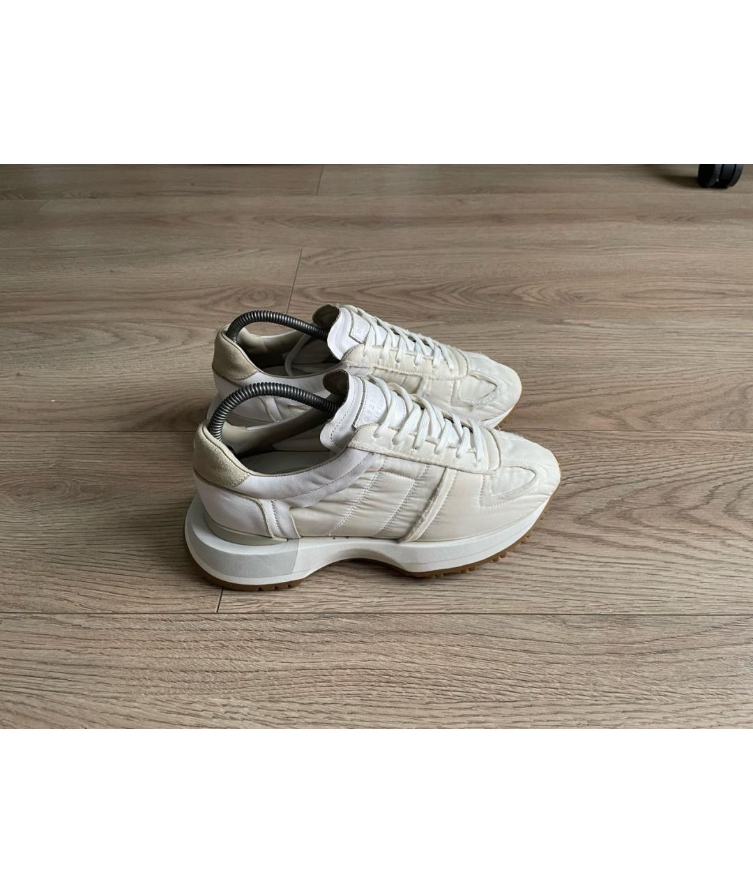 MM6 MAISON MARGIELA Бежевые синтетические кроссовки, фото 8