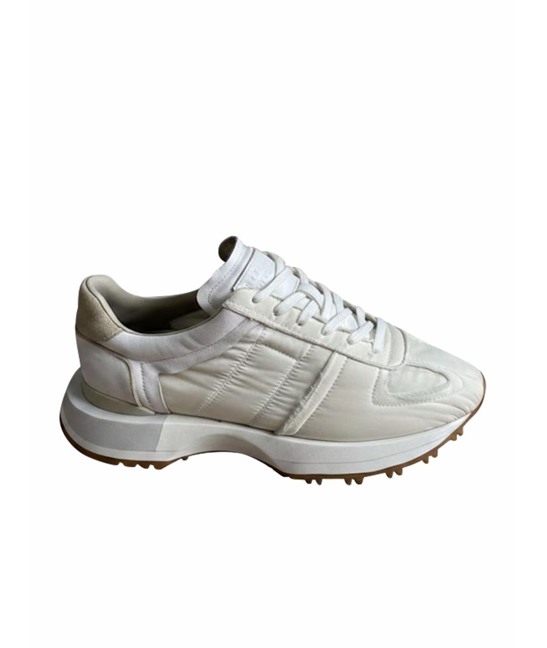 MM6 MAISON MARGIELA Бежевые синтетические кроссовки, фото 1