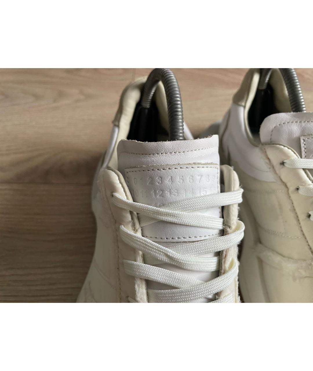 MM6 MAISON MARGIELA Бежевые синтетические кроссовки, фото 6