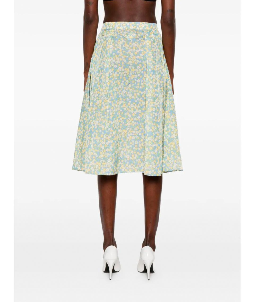 PRADA Мульти полиамидовая юбка миди, фото 4