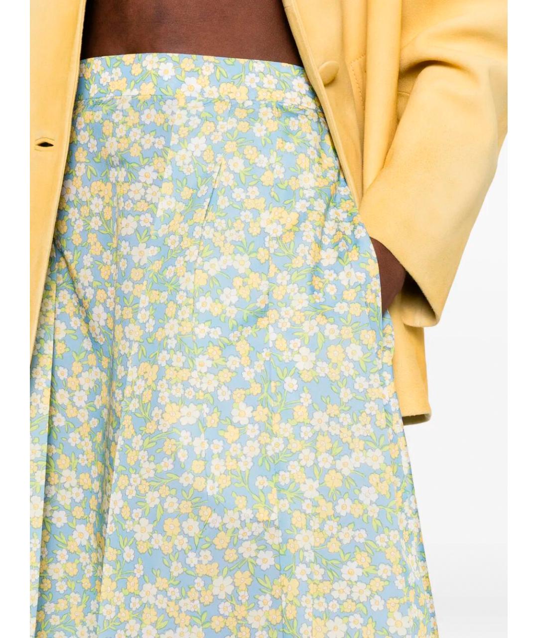 PRADA Мульти полиамидовая юбка миди, фото 5