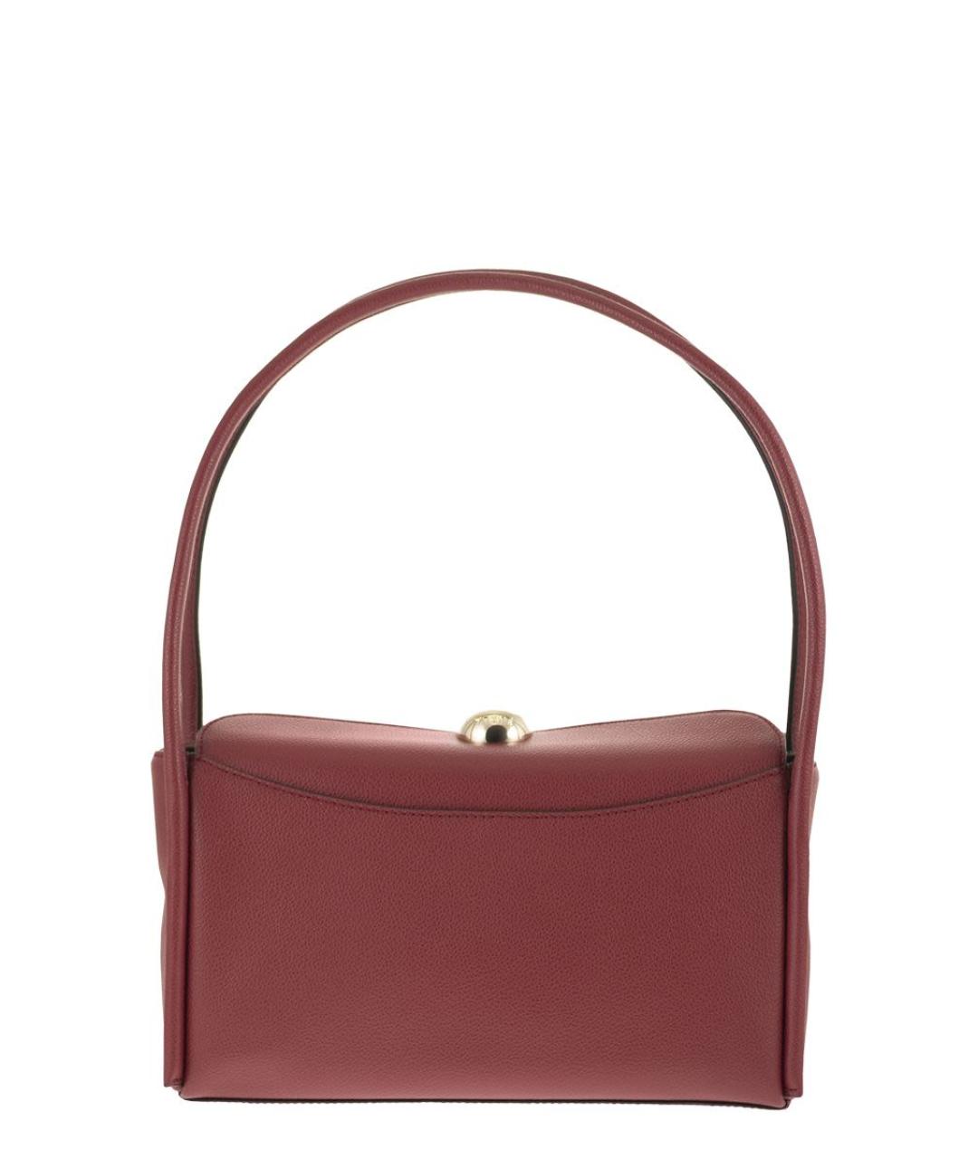 FURLA Красная кожаная сумка через плечо, фото 2