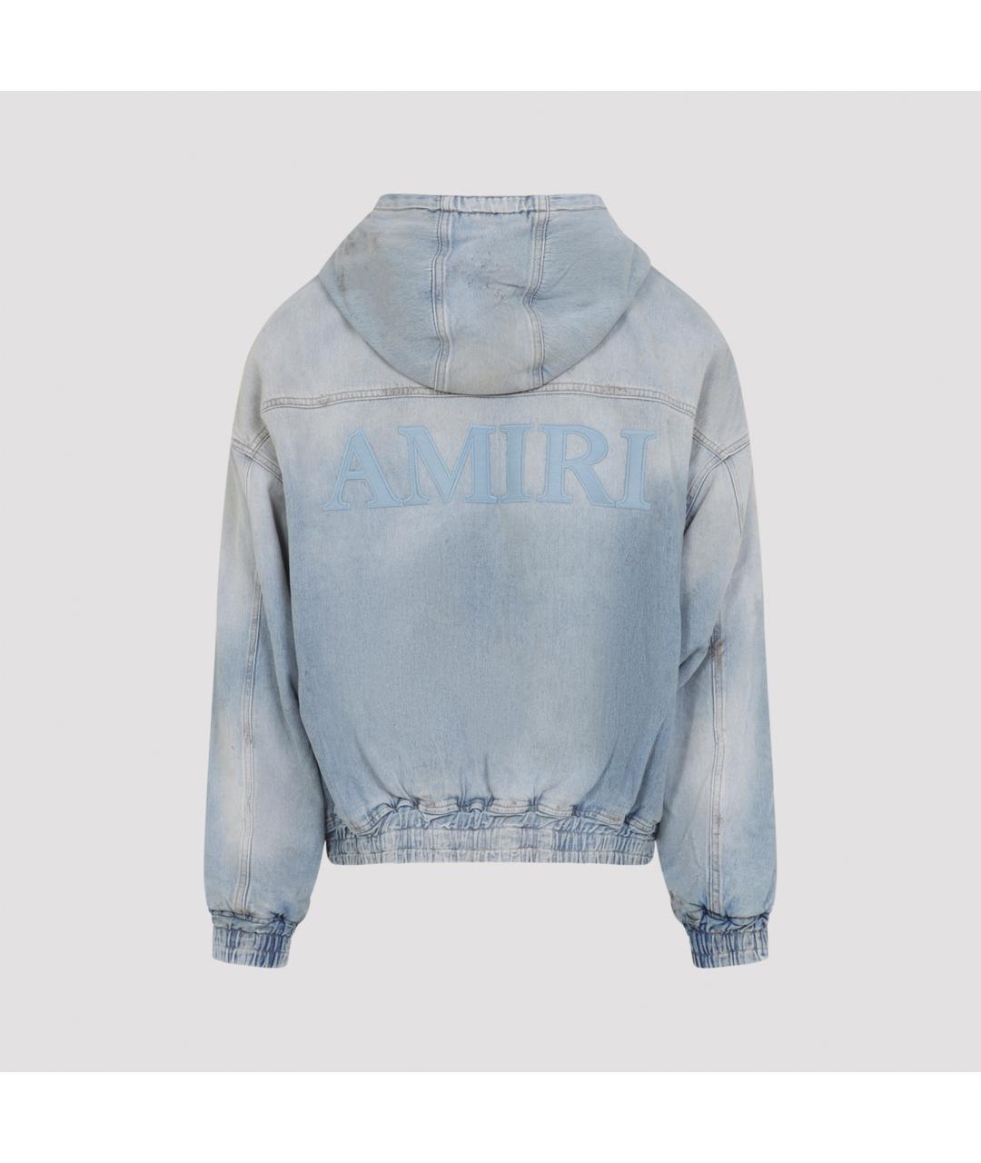 AMIRI Голубая хлопковая куртка, фото 3