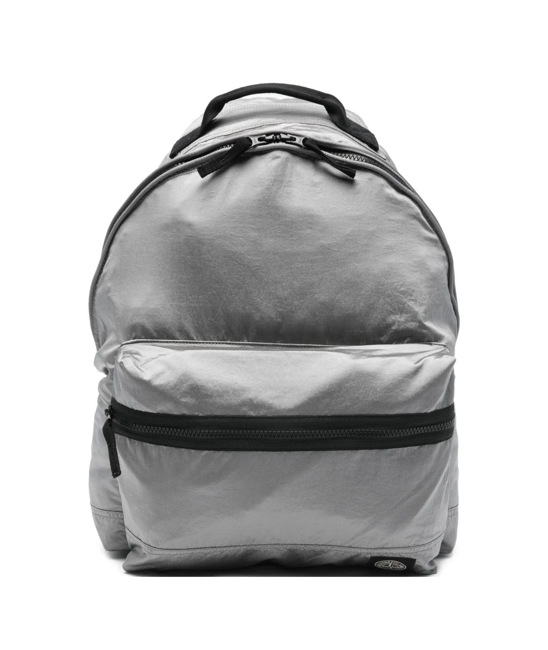 STONE ISLAND Серый тканевый рюкзак, фото 1