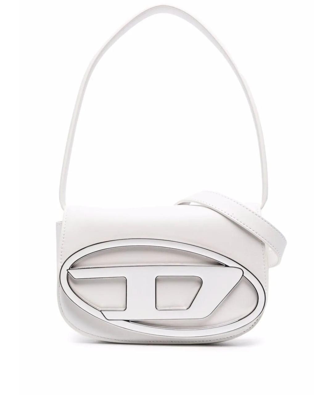 DIESEL Белая сумка через плечо из искусственной кожи, фото 1
