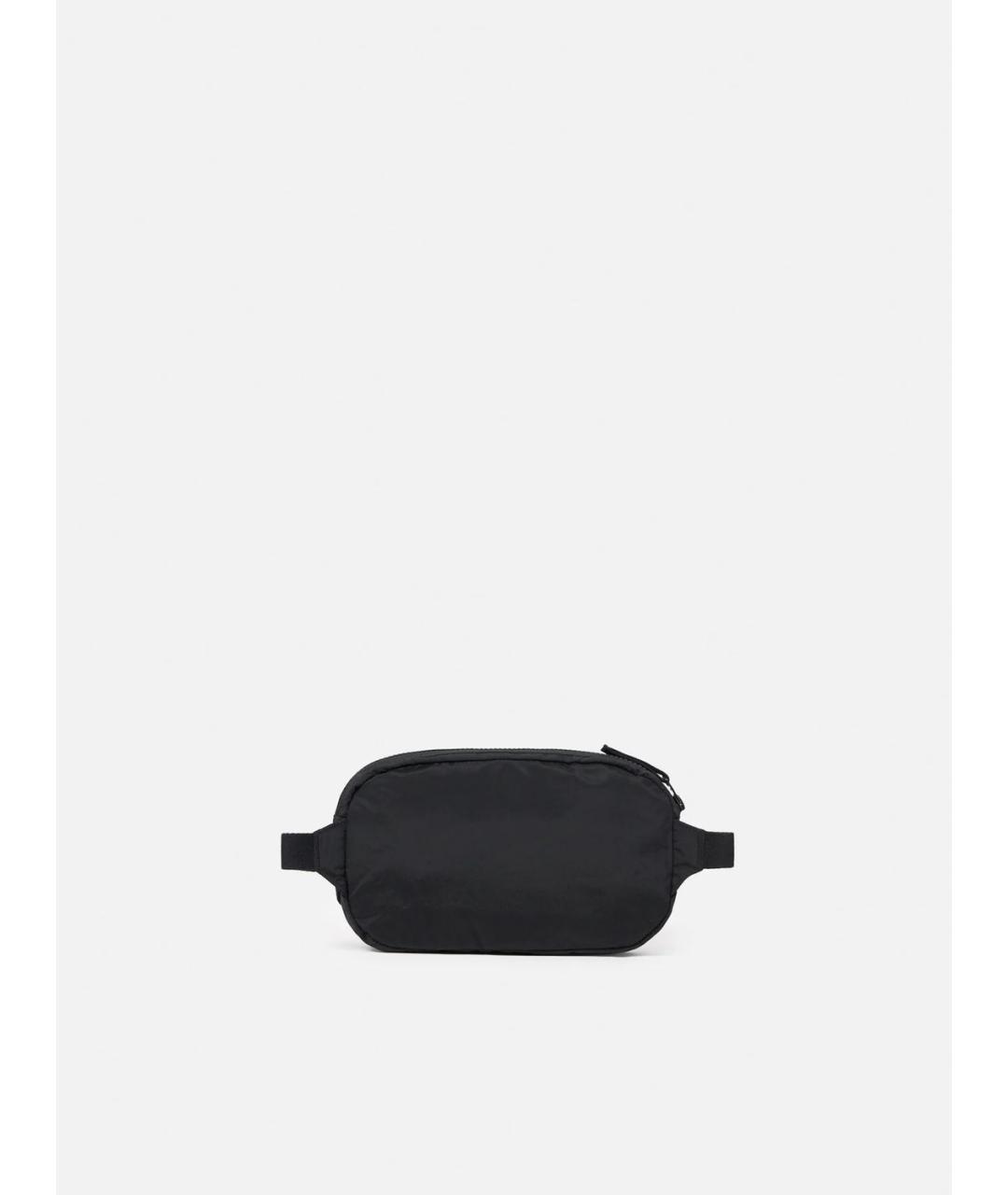 STONE ISLAND Черная тканевая поясная сумка, фото 3