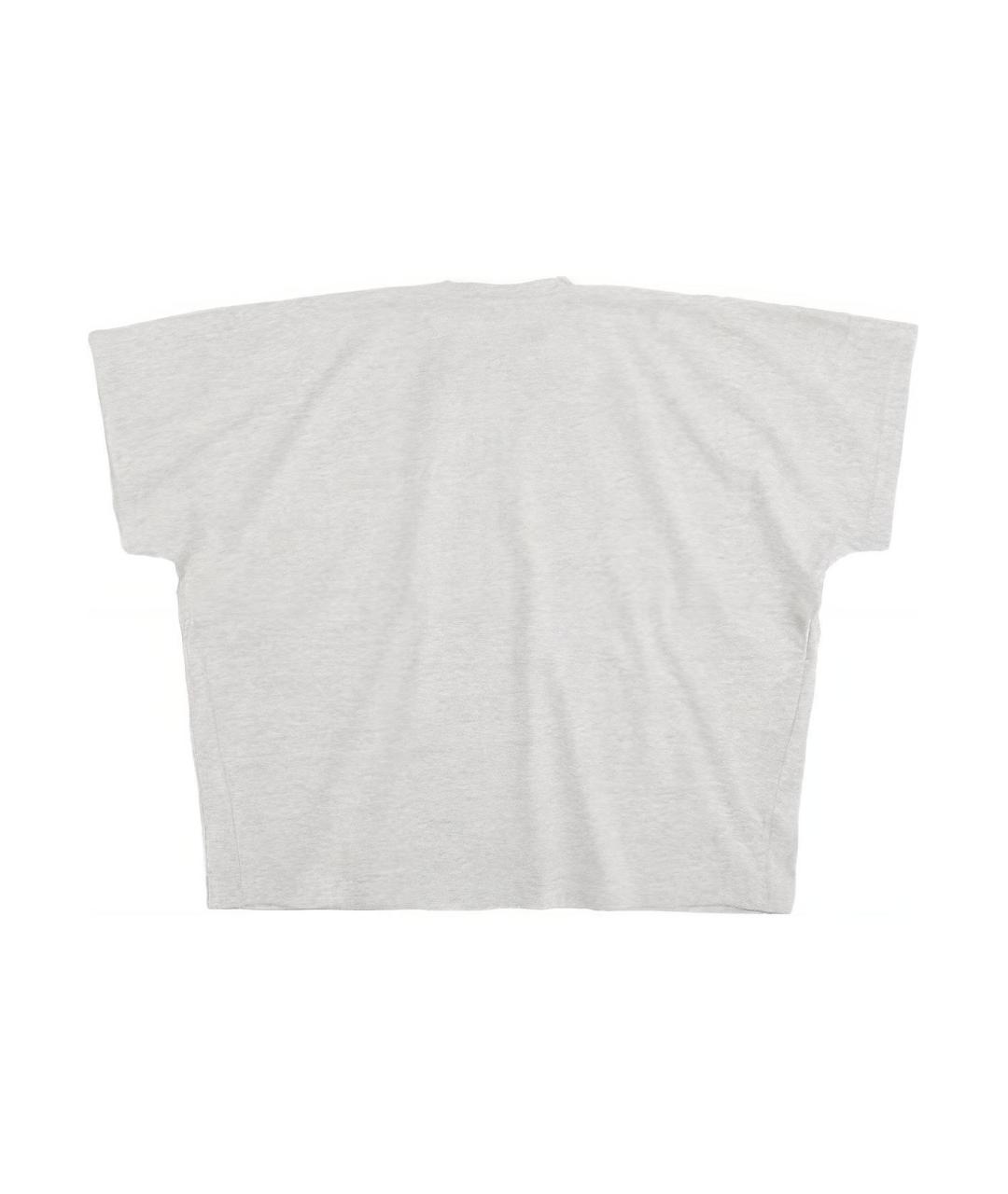 YEEZY Серая хлопковая футболка, фото 2