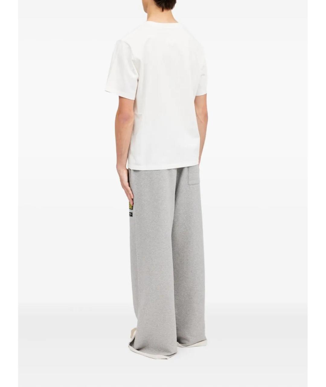 MM6 MAISON MARGIELA Белая хлопковая футболка, фото 4